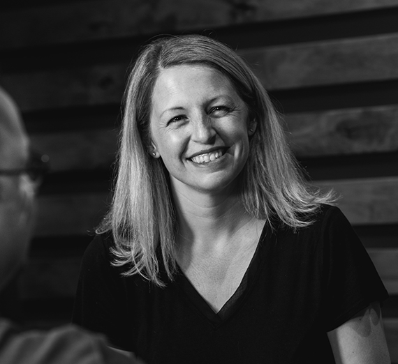 three faculty members in different settings