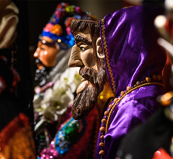 Máscaras creadas por Pavel Shlossberg.